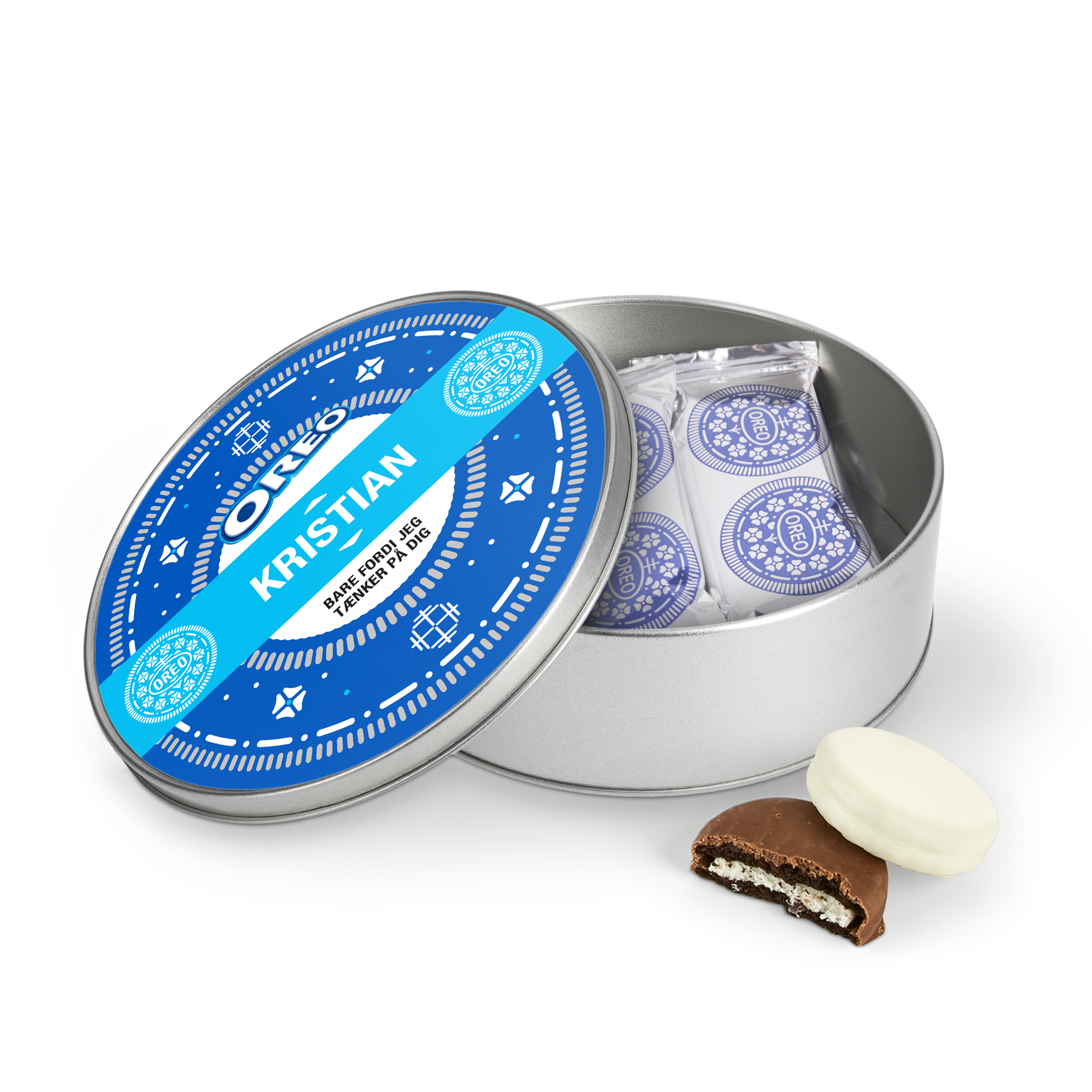 Kagedåse fyldt med Oreo