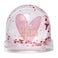 Personalised snow globe - Hearts