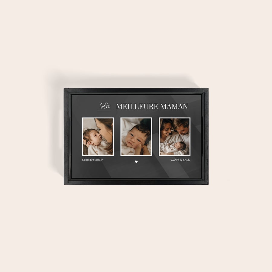 Plateau personnalisé photo Plateau personnalisé photo