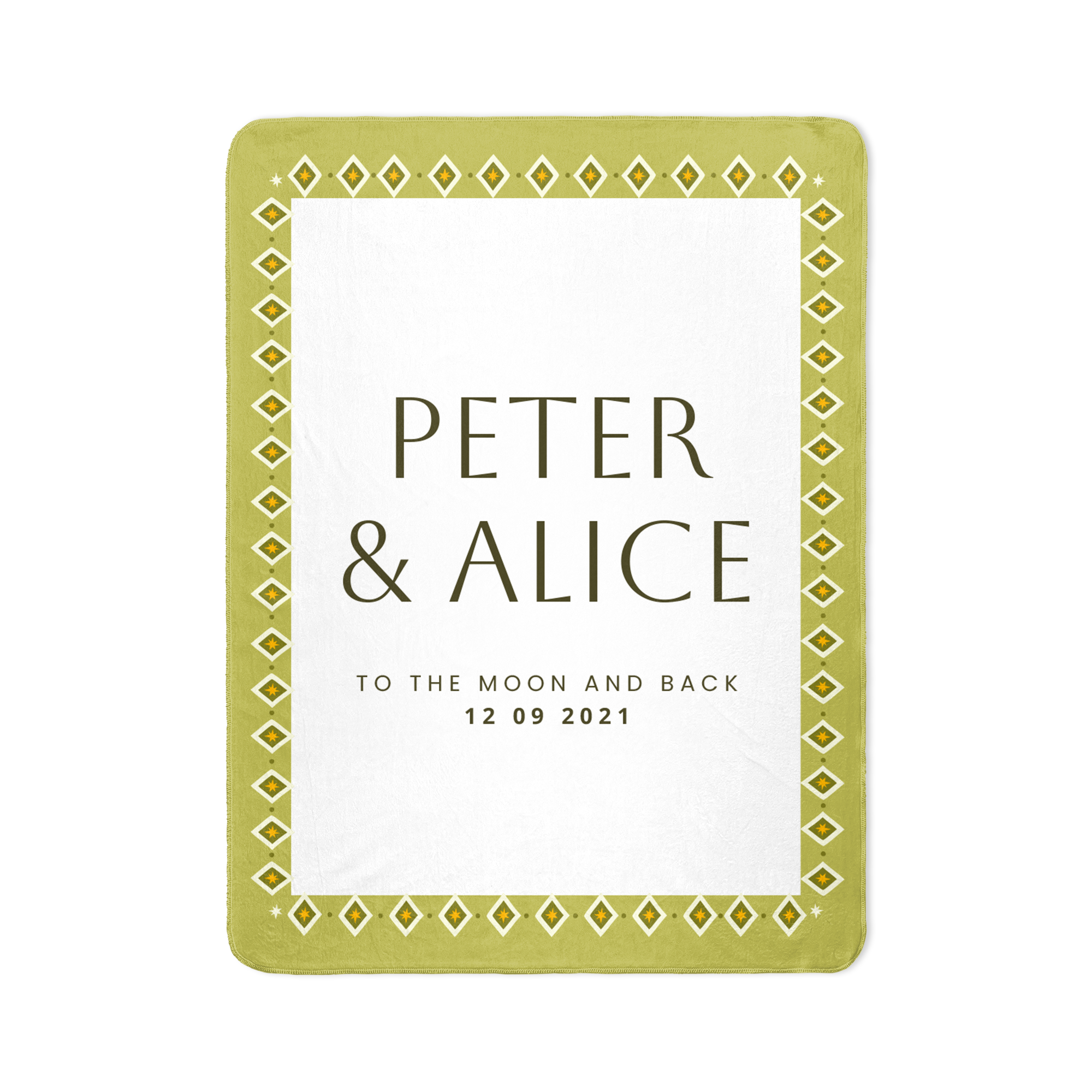 Personalisierte decke