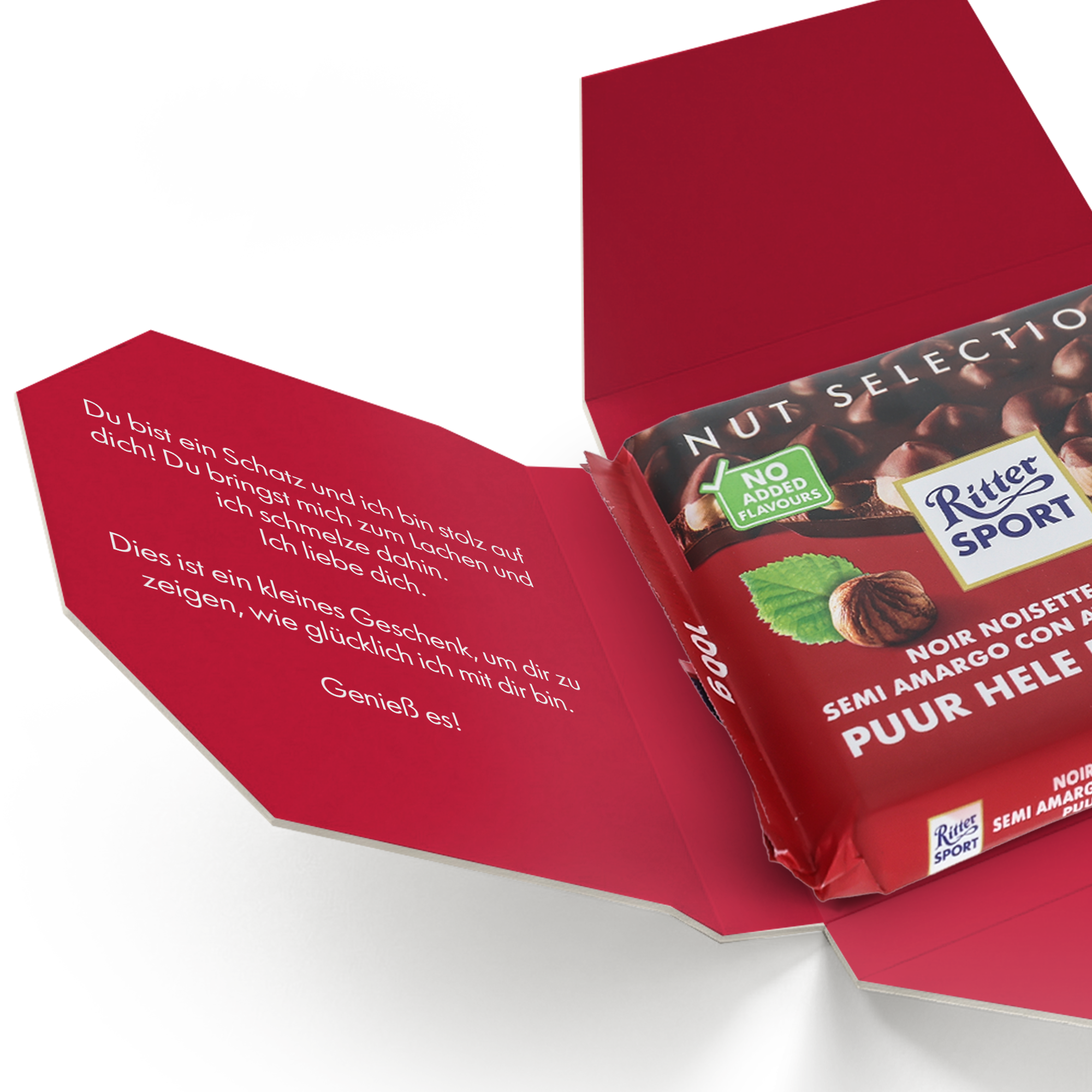 Personalisieren Sie Ritter Sport Schokolade