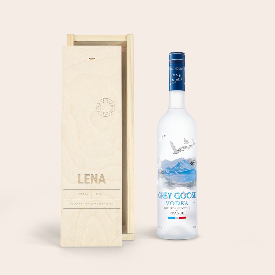 Vodka Grey Goose personalisieren Vodka Grey Goose personalisieren