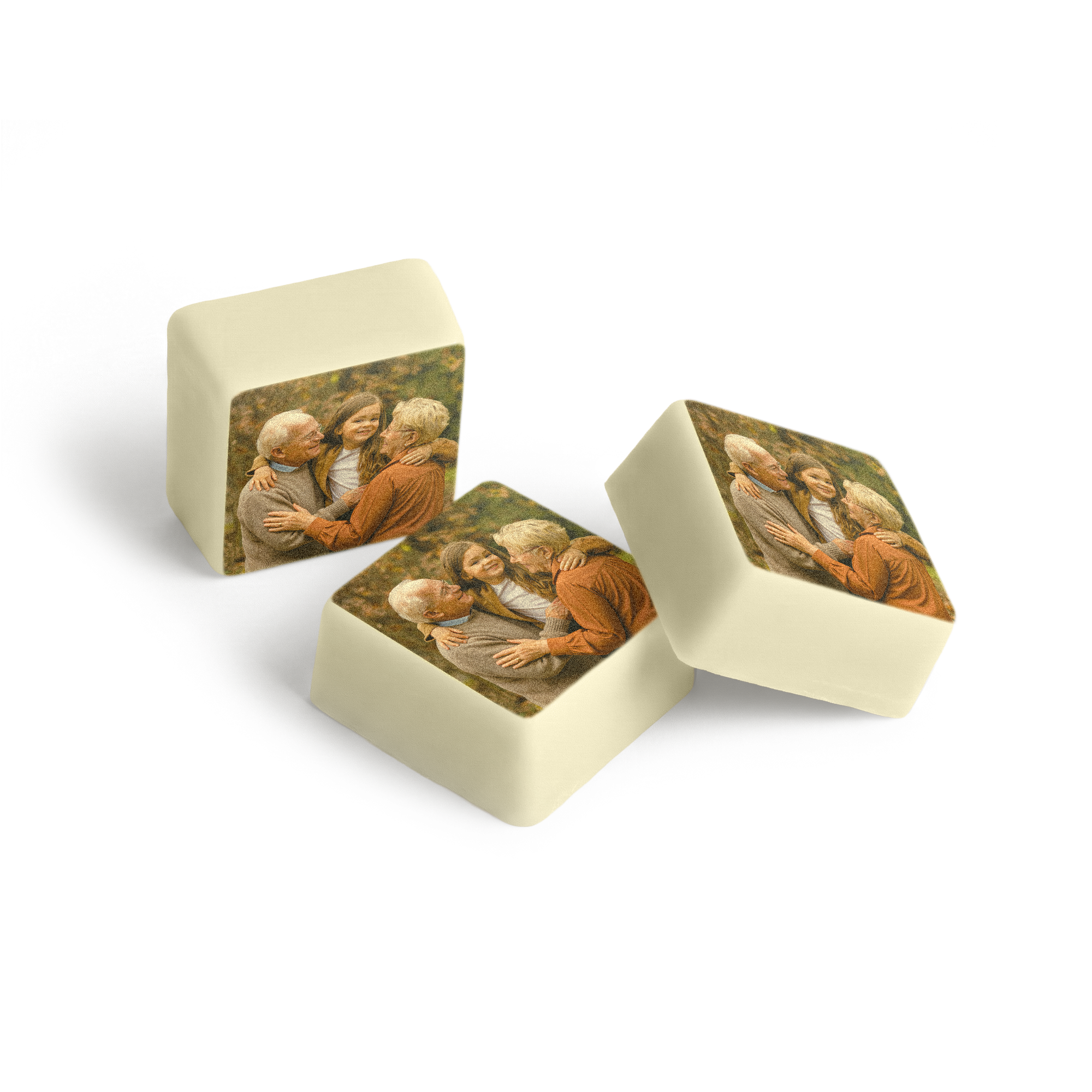 Csokoládé praliné fotóval