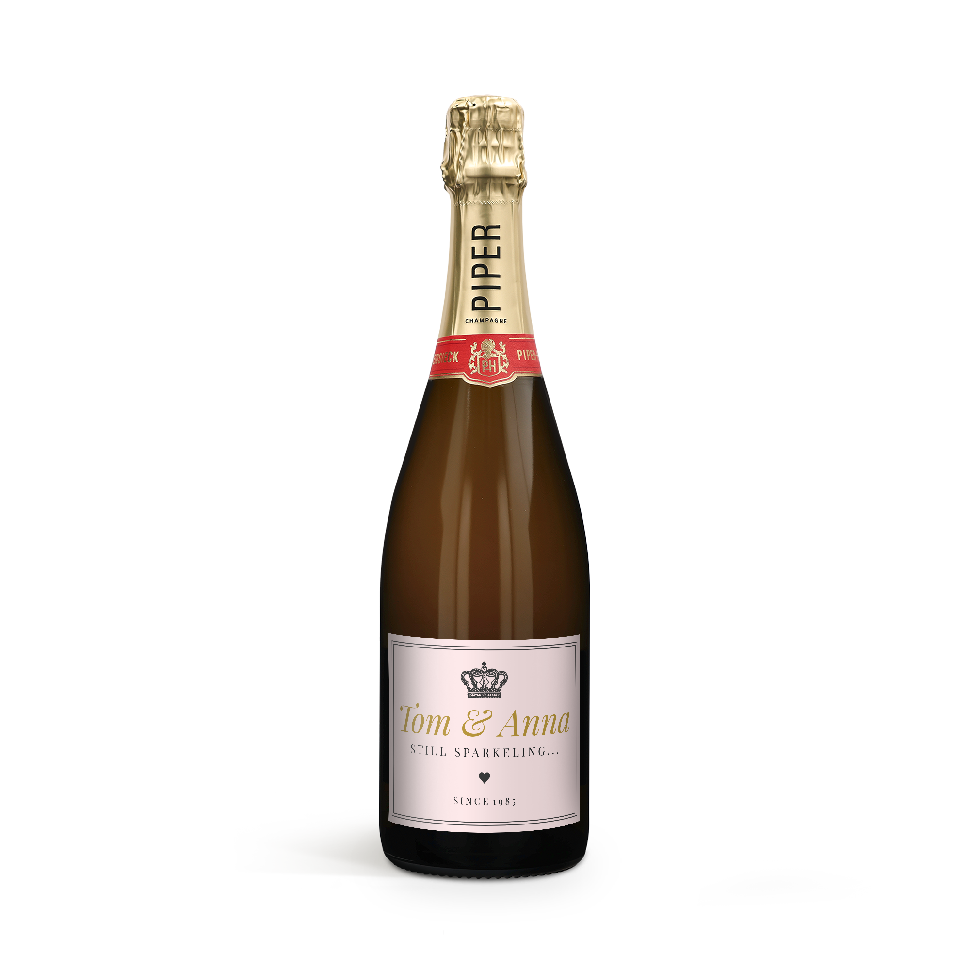 Piper Heidsieck Brut - Champagner mit Gläsern
