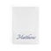 Bath towel with text