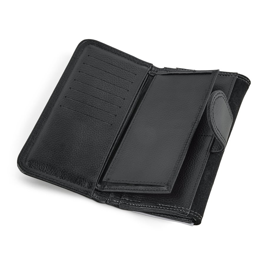 Personalised wallet with coin pocket sale