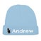 Personalised Baby Beanie - Baby Blue