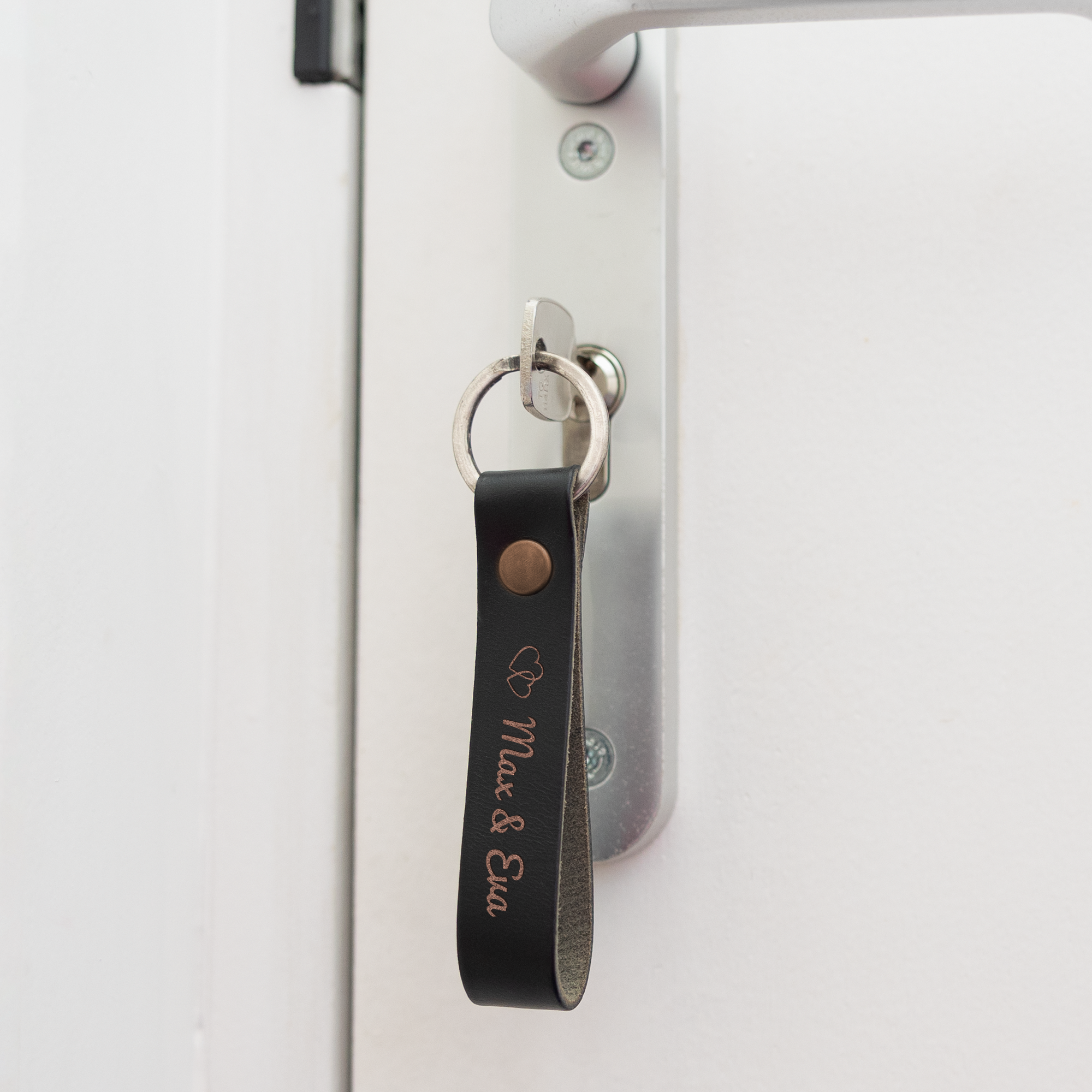 Personalised key ring - Leather