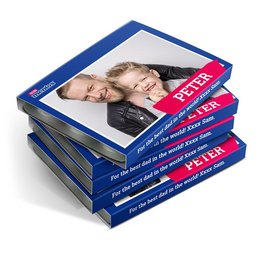 Personalised Mentos chewing gum packs Personalised Mentos chewing gum packs