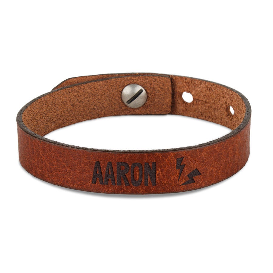 Father’s Day leather bracelet