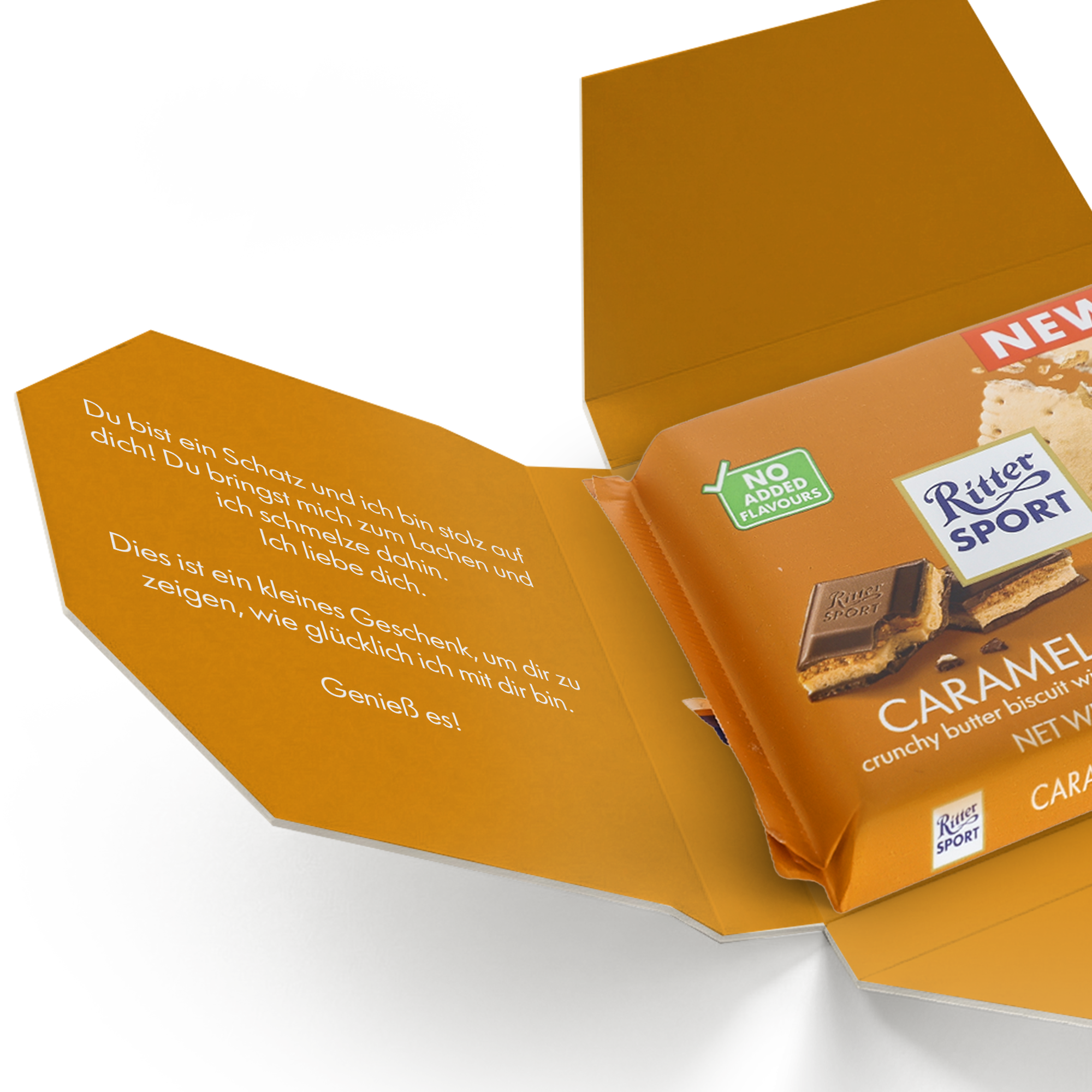 Personalisierte Ritter Sport Schokolade