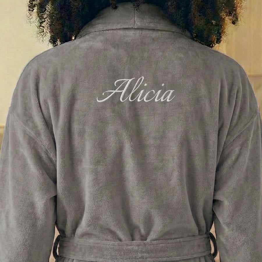 Badjas Dames met naam geborduurd Badjas Dames met naam geborduurd