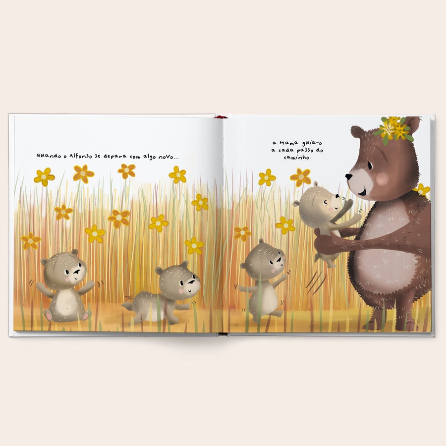 Livro personalisado - Mamã, nos teus braços de amor Livro personalizado