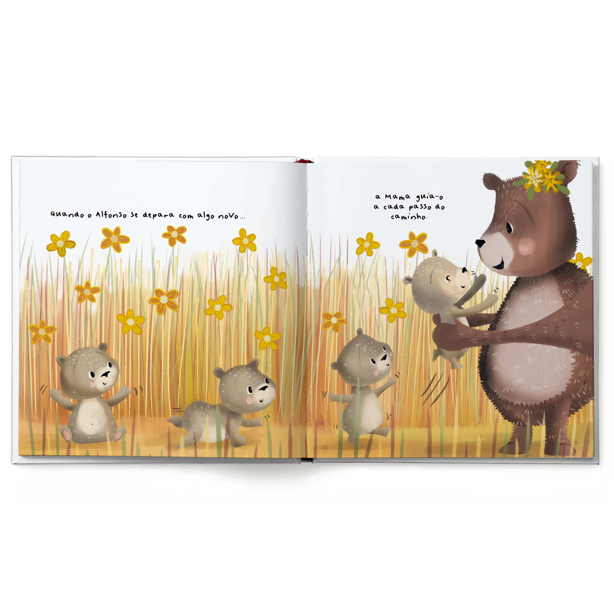 Livro personalisado - Mamã, nos teus braços de amor