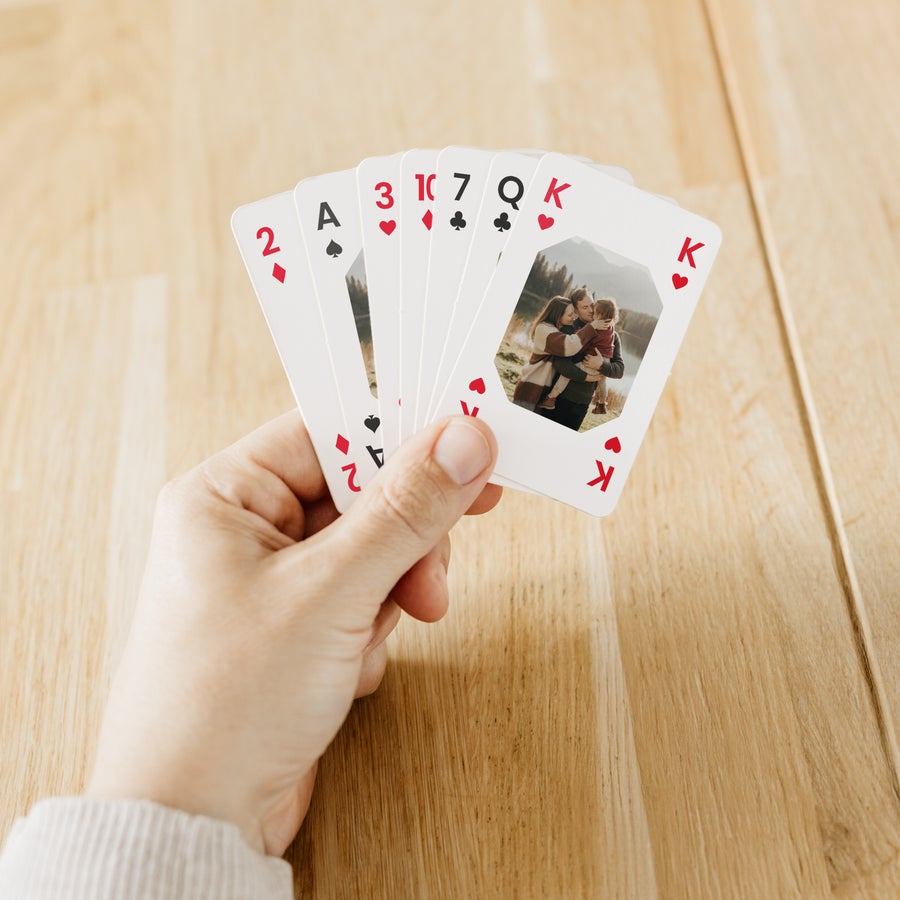 Baralho de cartas personalizado Baralho de cartas personalizado