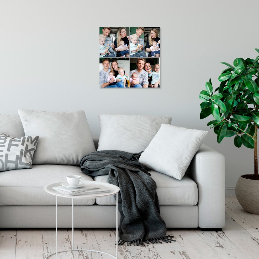 Instagram collage photo panels - 20x20 - Glossy (4 pieces)