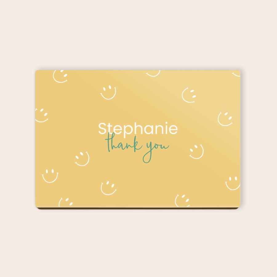 Photo on Chocolate Card Photo on Chocolate Card
