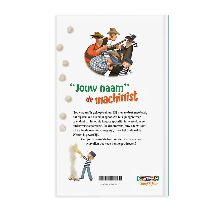 Daan de machinist - Boek personaliseren kind