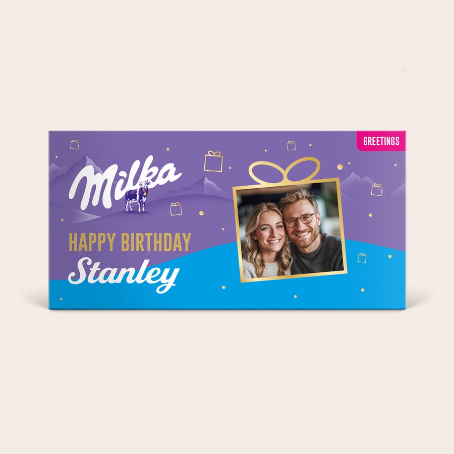 Cioccolato Milka personalizzato - Nocciola Cioccolato Milka personalizzato - Nocciola