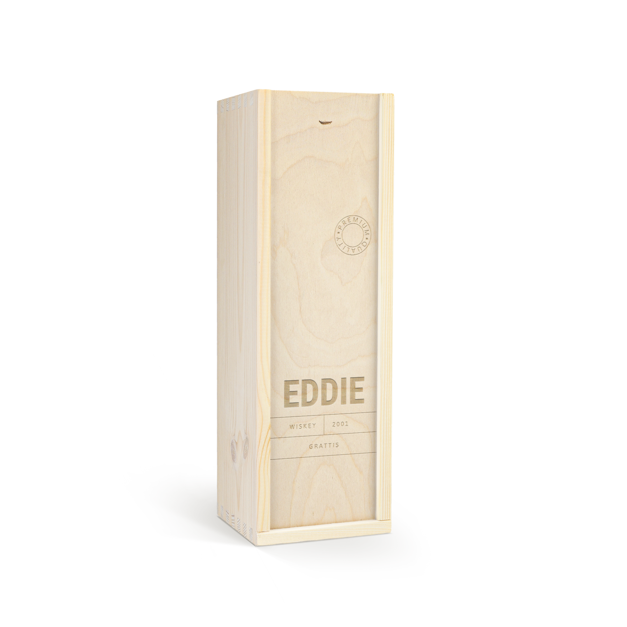 Jameson whisky i personlig träväska