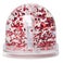 Personalised snow globe - Hearts