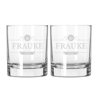 Whiskey - Bicchiere Personalizzato (2 pezzi)