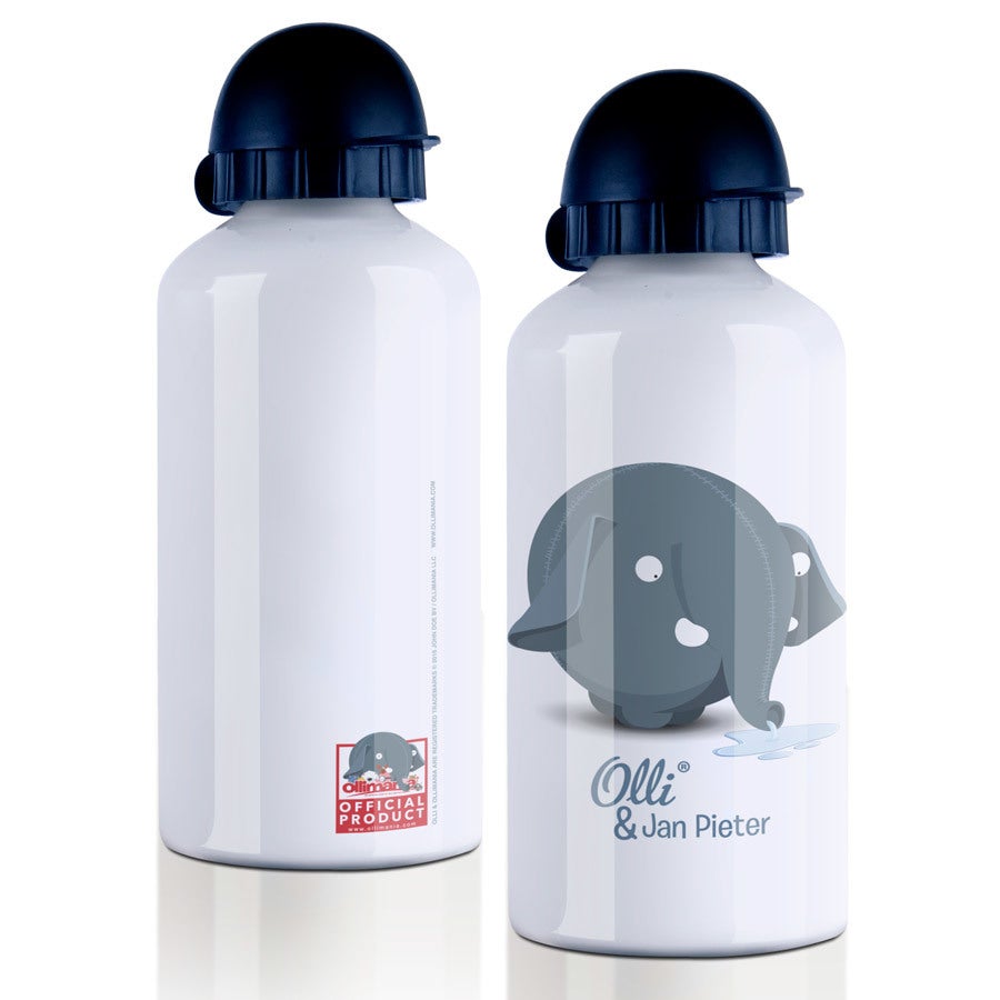 Personlig vandflaske - Ollimania - Aluminium - 500 ml