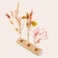 Dried flowers with personalised wooden stand Dried flowers with personalised wooden stand