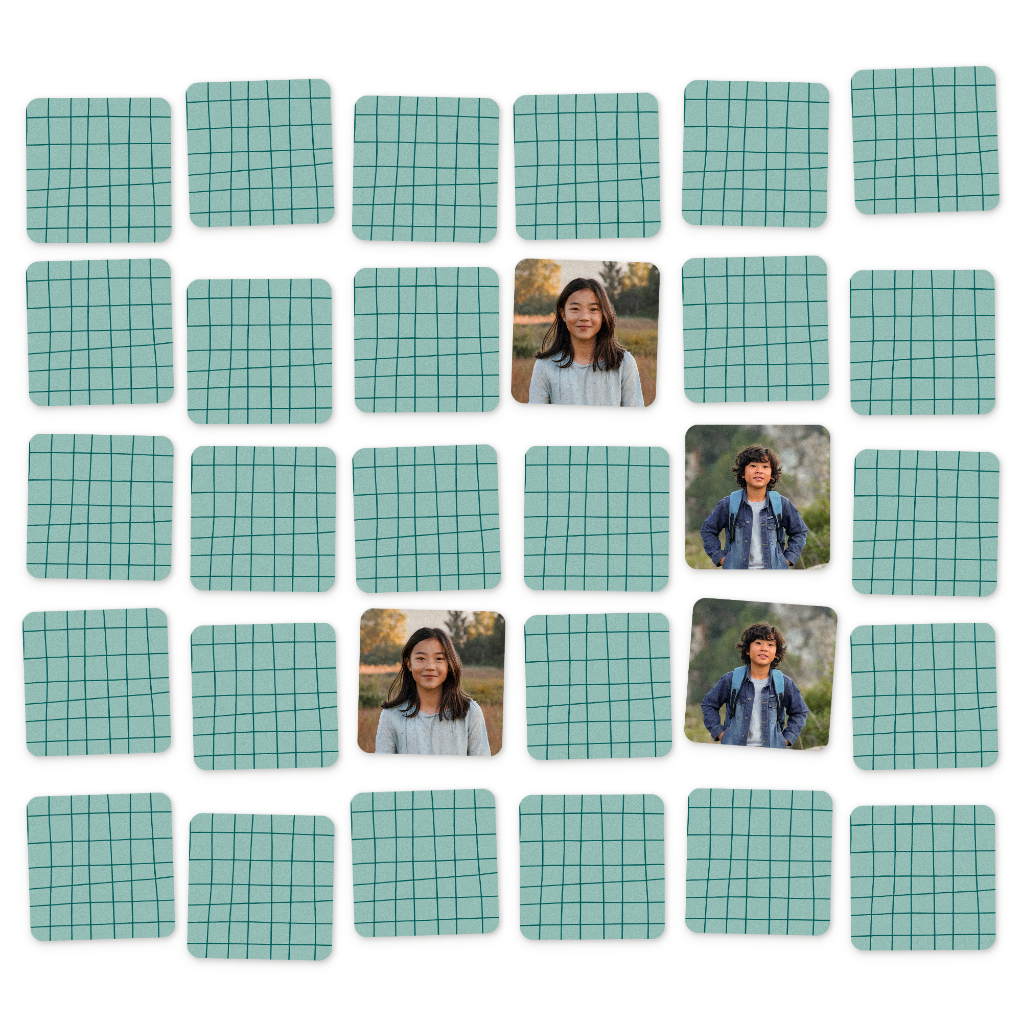 Memoryspel med foton - 15x2