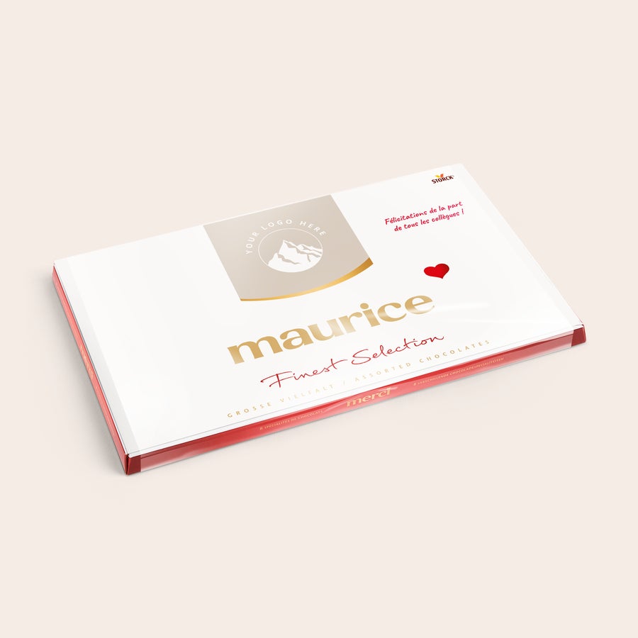 Chocolat Merci Finest Selection avec carte de vœux Chocolat Merci Finest Selection avec carte de vœux