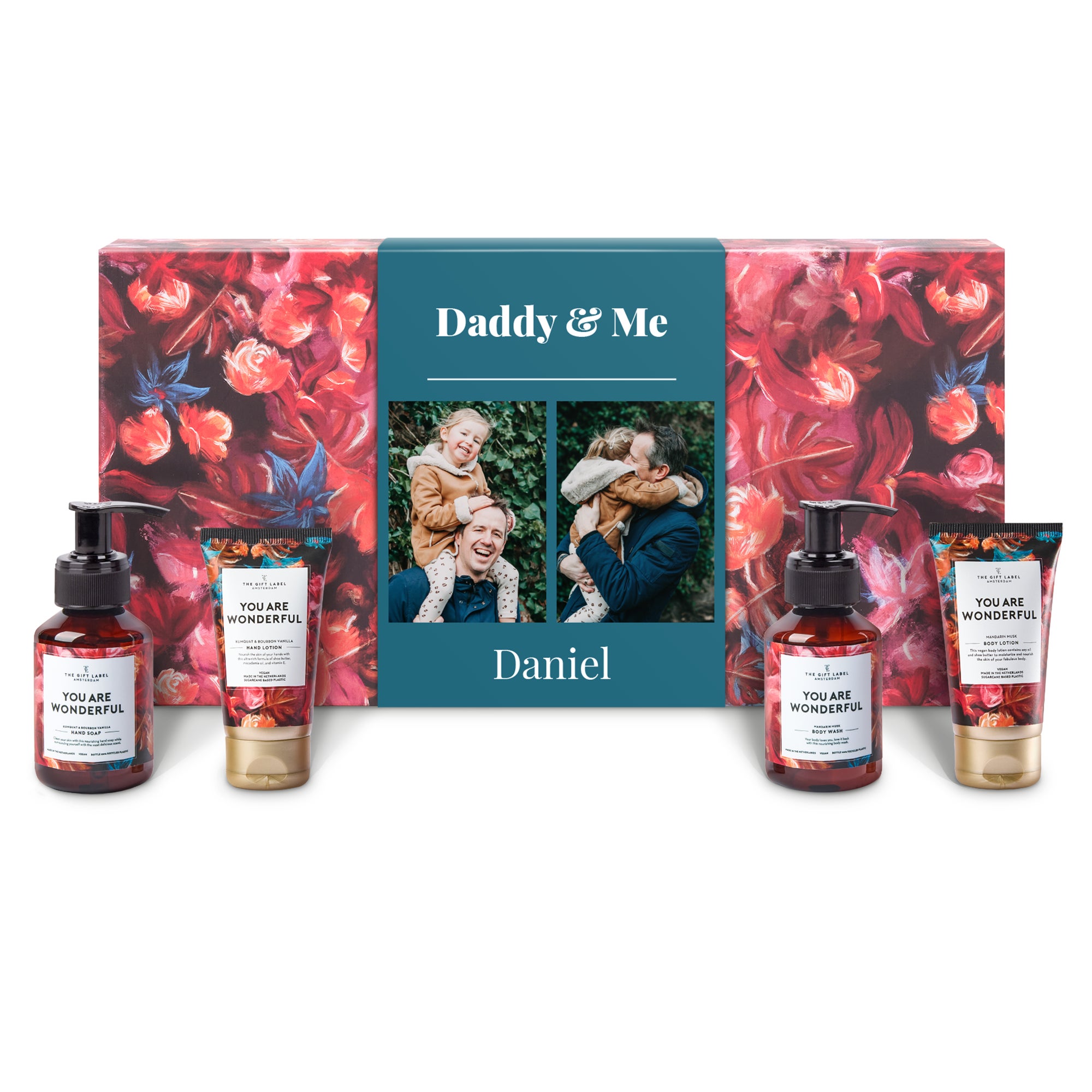 The Gift Label wellness gift set in personalised gift box - You are wonderful
