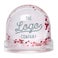Personalised snow globe - Hearts