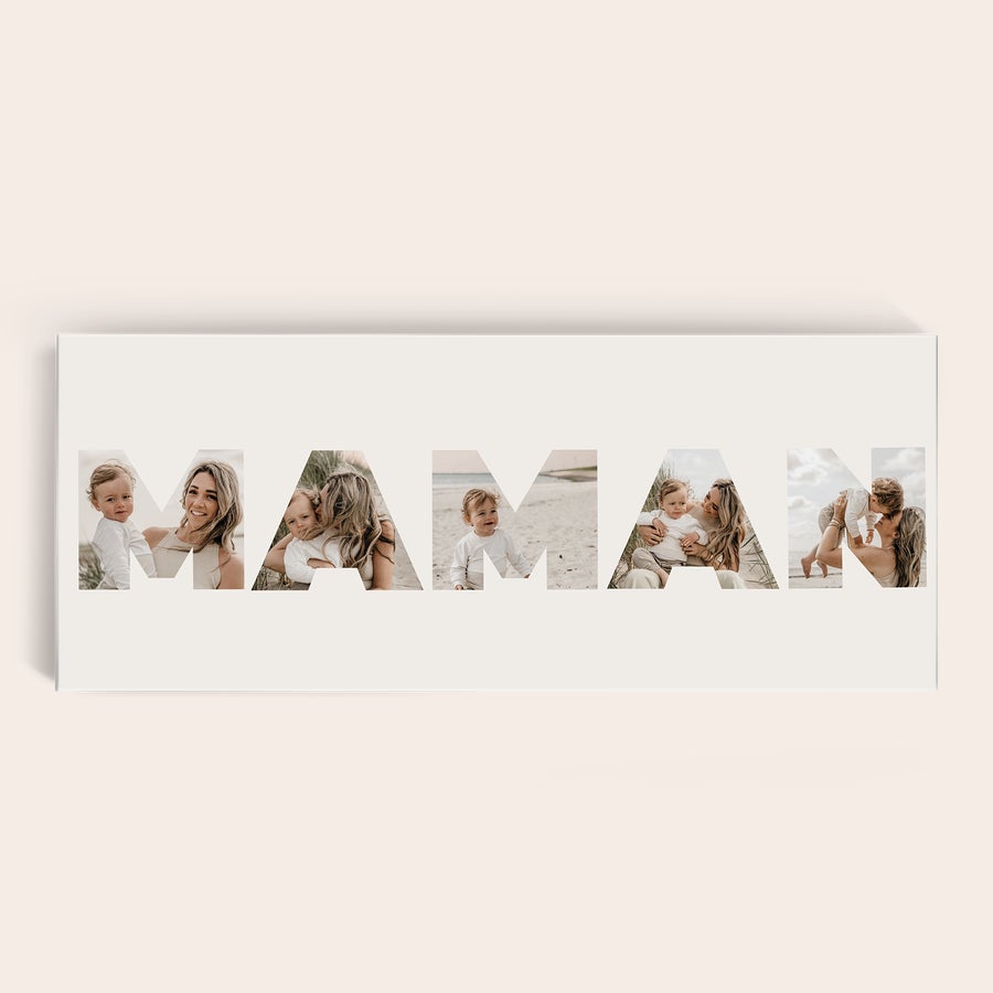 Méga tablette de chocolat Côte d'Or personnalisée Tablette de chocolat Côte dOr XXL avec motif personnalisé Maman à partir de photos imprimées