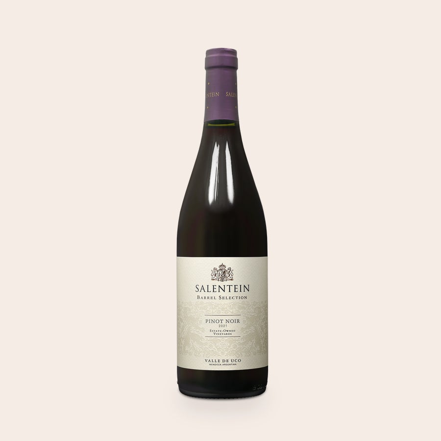 Personligt vin Salentein Pinot Noir Flaska Salentein Pinot Noir med en personlig etikett, tryckt med egen text, foto eller design.