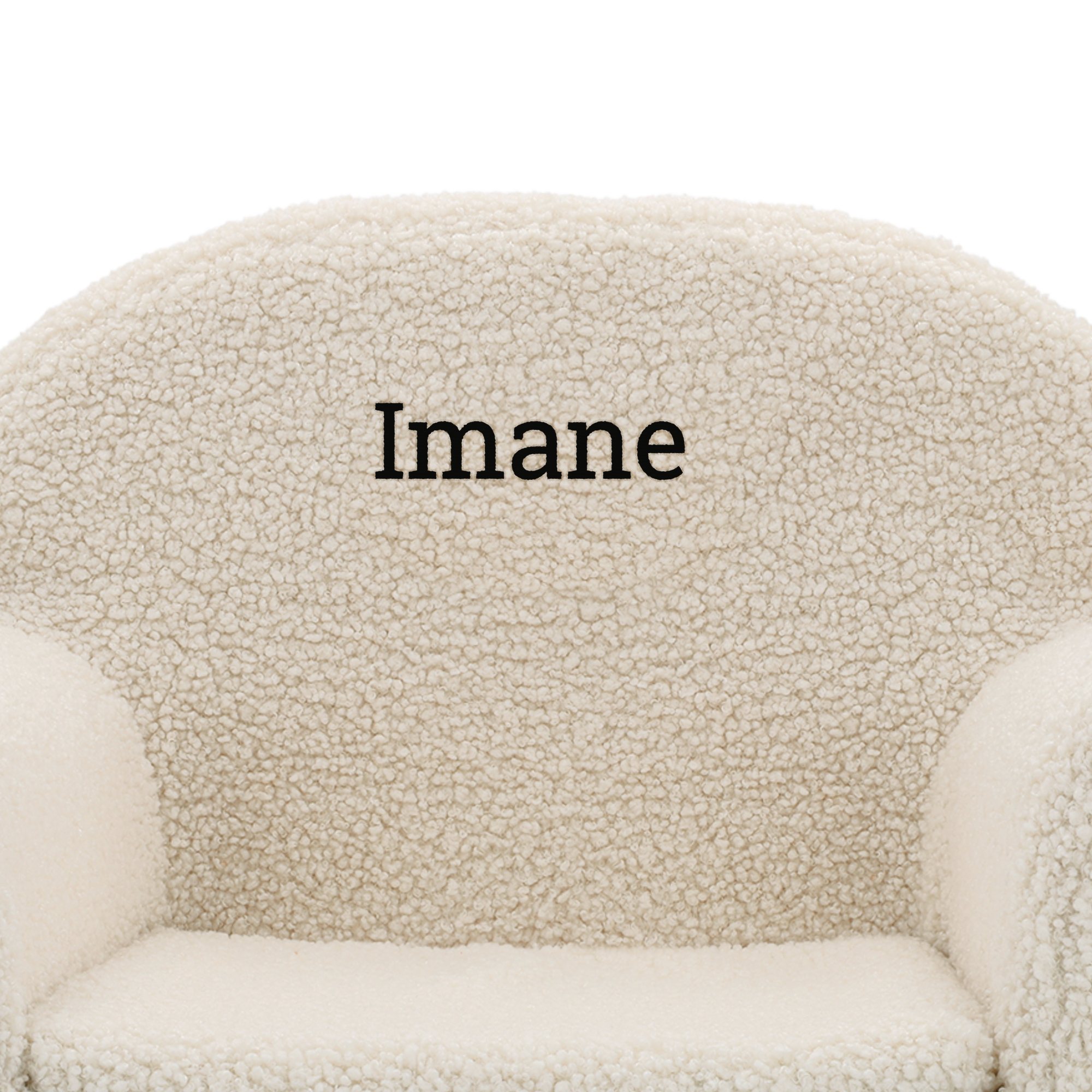 Barne teddybjørnstol - brodert