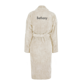 Bata de baño - Mujeres - Beige S/M Bata de baño - Mujeres - Beige S/M