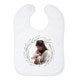 Baby bib - First Christmas - White