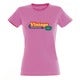 Personalised T-shirt - Women - Pink - S