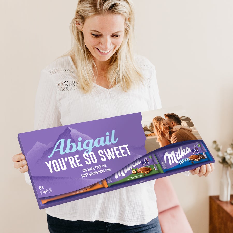 Chocolate Milka - Barra Gigante com nome Chocolate Milka - Barra Gigante com nome