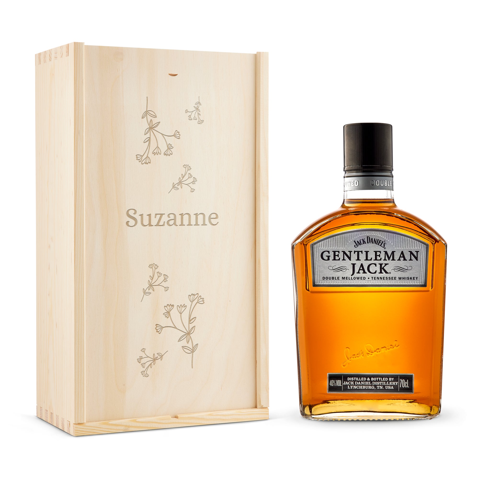 Whiskey in gegraveerde kist - Gentleman Jack
