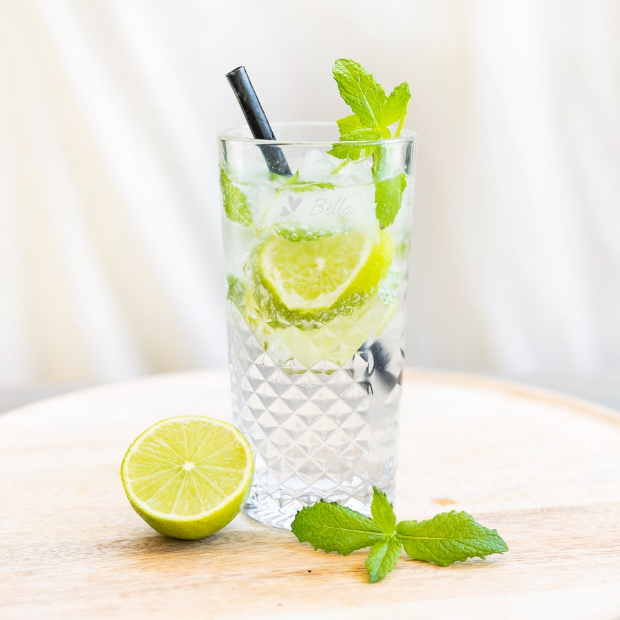 Engraved cocktail glass - Mojito Engraved cocktail glass - Mojito