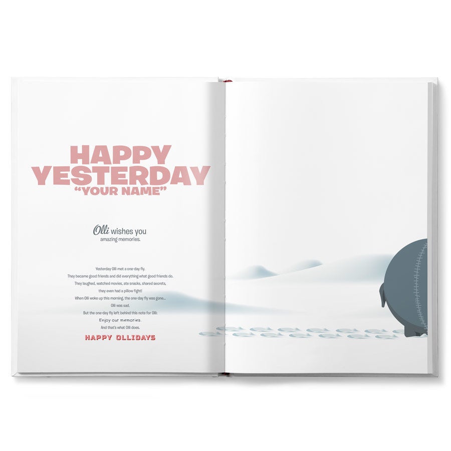 Personalised book - Happy Ollidays - Hardcover