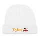 Cappellino per neonato - Primo Natale - Bianco