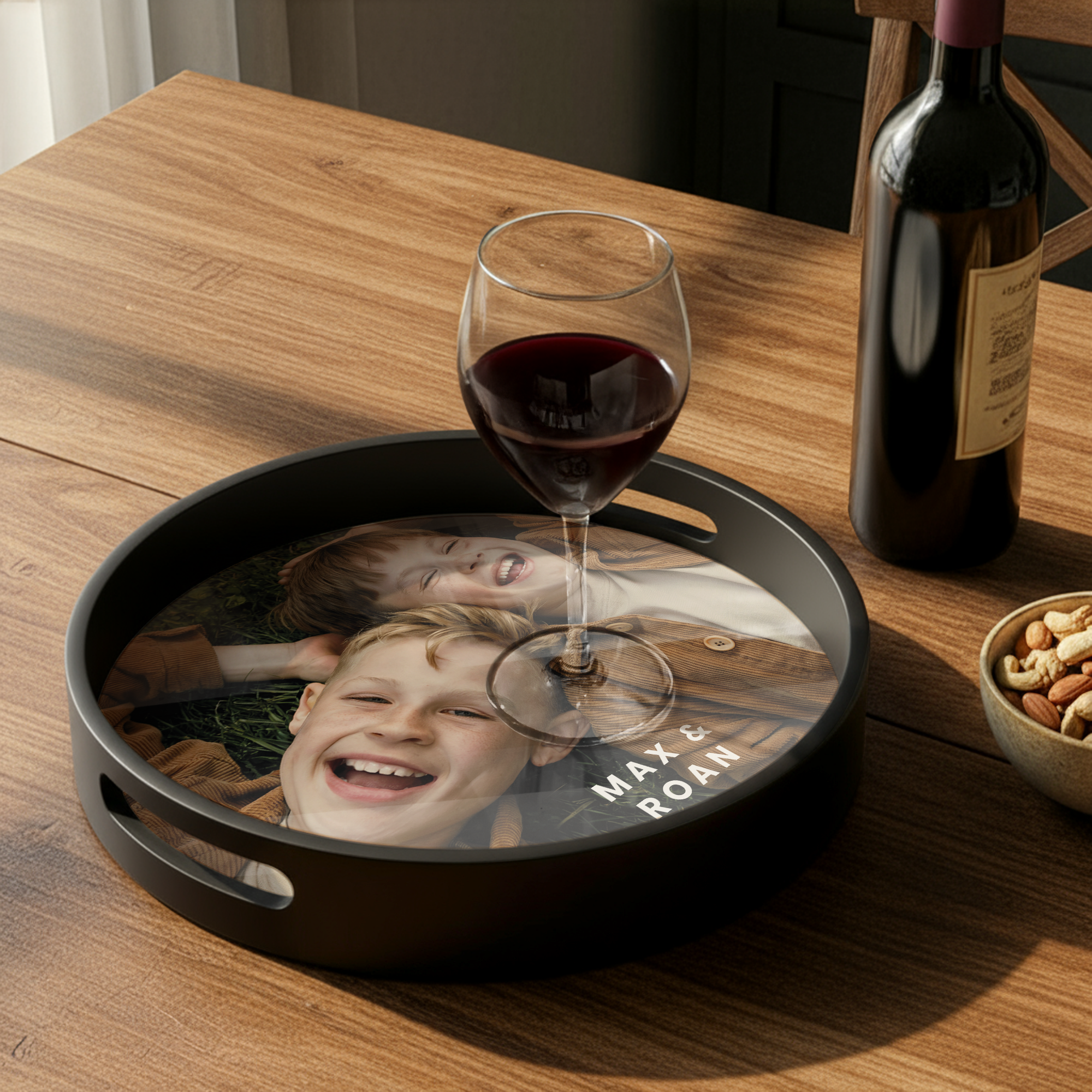 Rond dienblad bedrukken