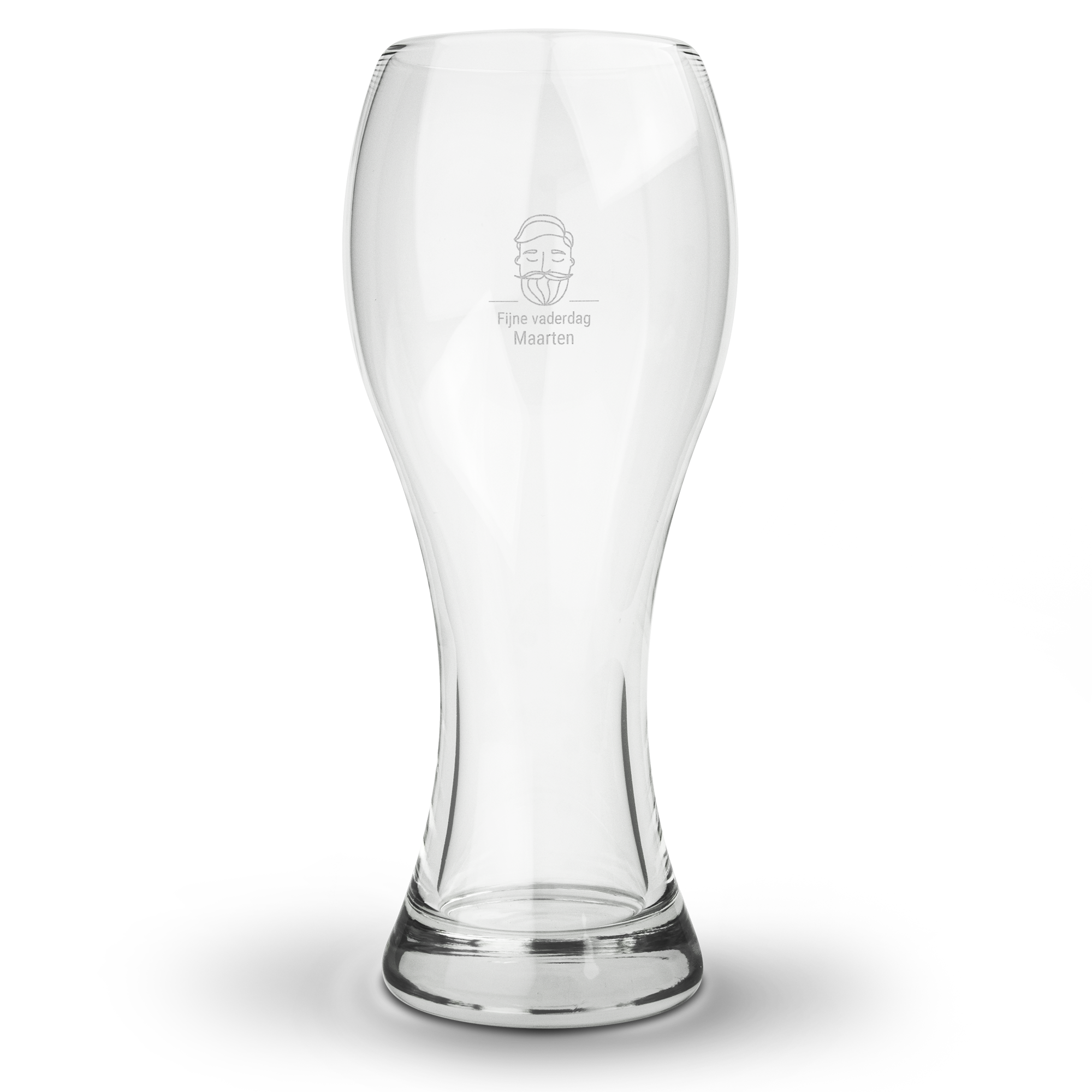 Vaderdag Weizen bierglas graveren