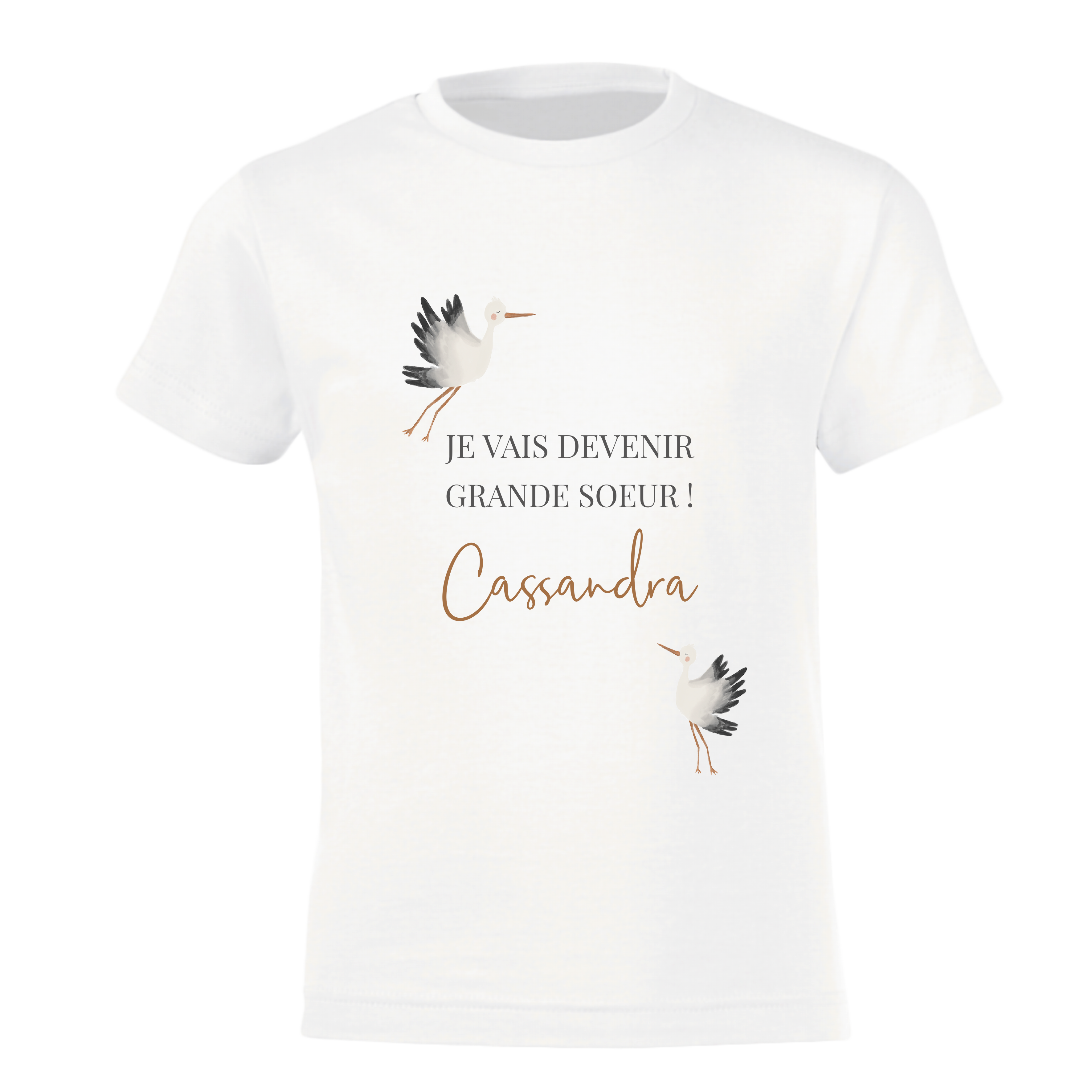 T - shirt annonce grossesse personnalisé - Grand frère / Grande soeur