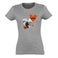 T-shirt - Femme - Gris chiné -  S