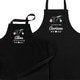 Tablier mère fille/fils - Noir