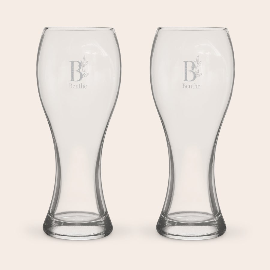 Weizen bierglas graveren Weizen bierglas graveren