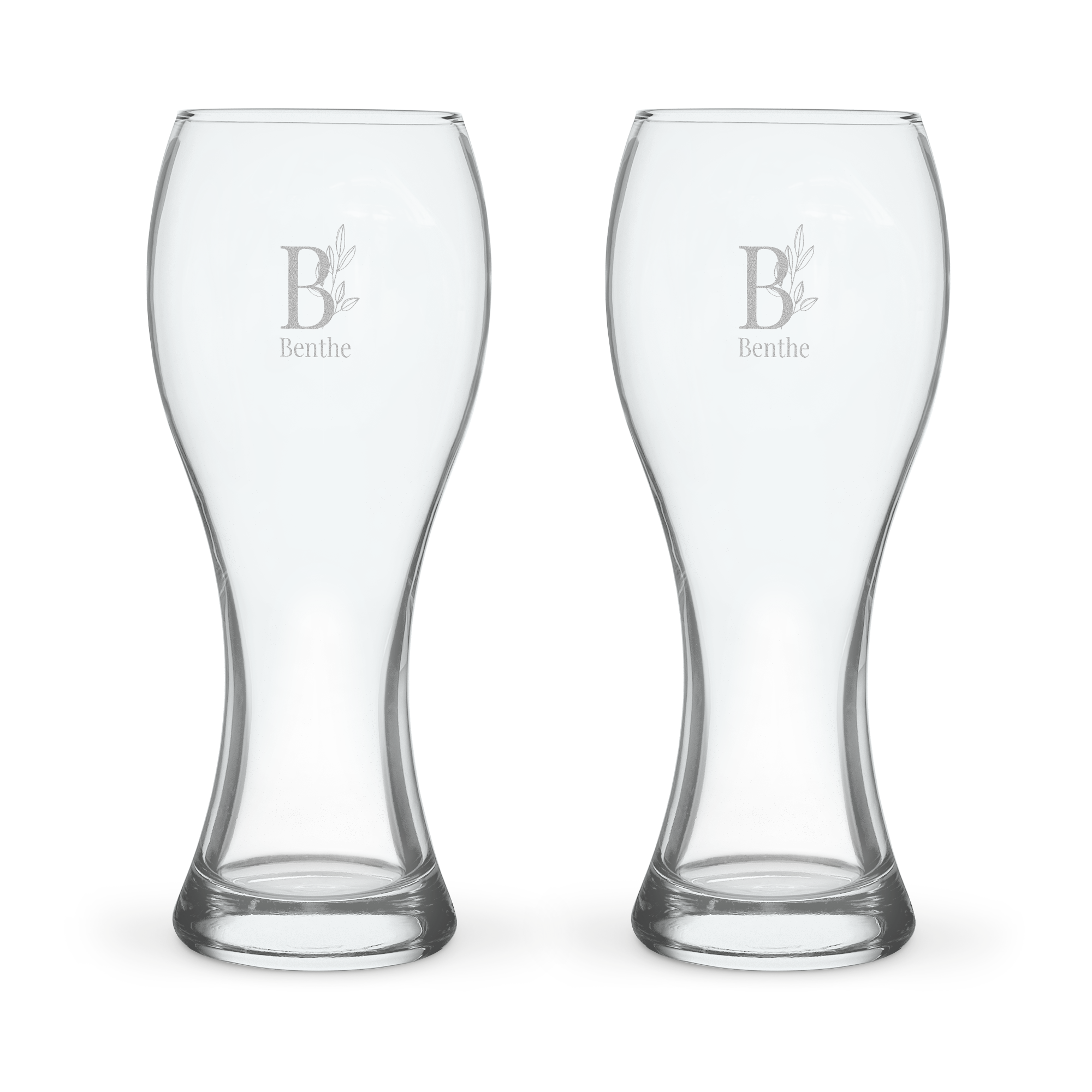 Weizen bierglas graveren